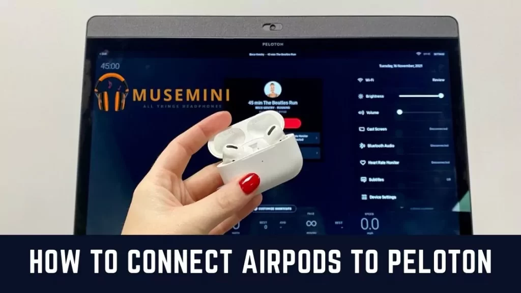Connect AirPods to Peloton